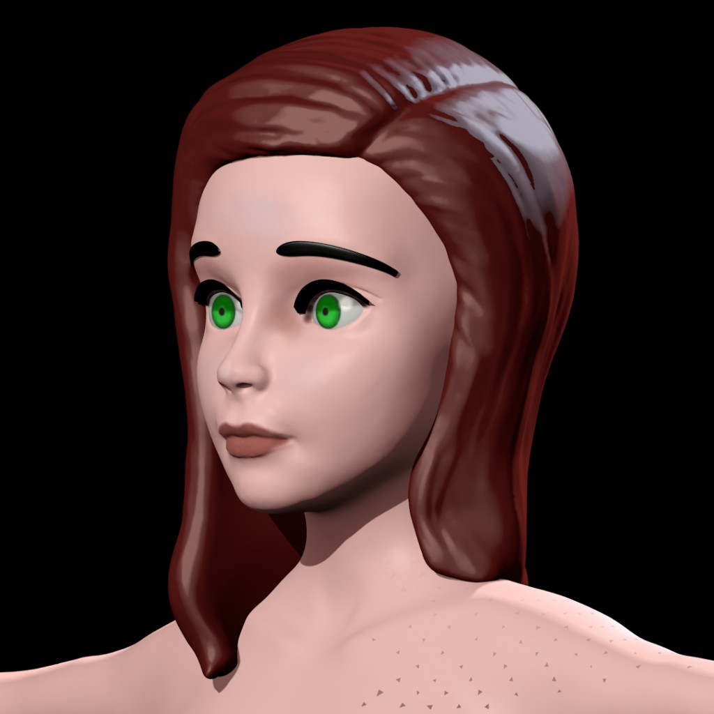Stylized Girl Joan preview image 1